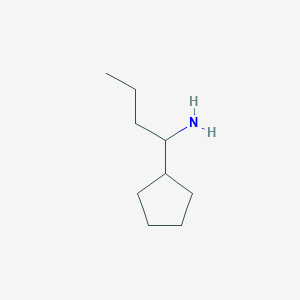 molecular formula C9H19N B1453616 1-Cyclopentyl-butylamine CAS No. 1179866-56-8