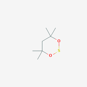 molecular formula C7H14O2S B14536193 4,4,6,6-Tetramethyl-1,3,2-dioxathiane CAS No. 62210-02-0