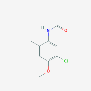 molecular formula C10H12ClNO2 B14536218 N-(5-Chloro-4-methoxy-2-methylphenyl)acetamide CAS No. 62492-47-1