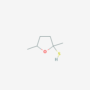 molecular formula C6H12OS B14536245 2,5-Dimethyloxolane-2-thiol CAS No. 62308-58-1