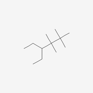 molecular formula C12H26 B14536253 4-Ethyl-2,2,3,3-tetramethylhexane CAS No. 62184-98-9