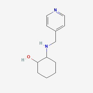 2-[(Pyridin-4-ylmethyl)amino]cyclohexan-1-ol