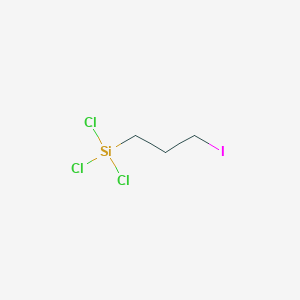 molecular formula C3H6Cl3ISi B14536273 Trichloro(3-iodopropyl)silane CAS No. 62141-82-6