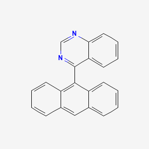 molecular formula C22H14N2 B14536297 4-(Anthracen-9-YL)quinazoline CAS No. 62407-69-6