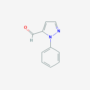 molecular formula C10H8N2O B145363 1-苯基-1H-吡唑-5-甲醛 CAS No. 132274-70-5