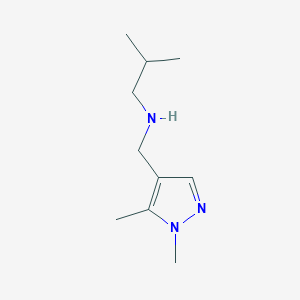 [(1,5-dimethyl-1H-pyrazol-4-yl)methyl](2-methylpropyl)amine