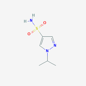 molecular formula C6H11N3O2S B1453636 1-Isopropyl-1H-pyrazole-4-sulfonamide CAS No. 1248262-23-8