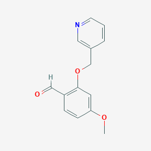 4-Methoxy-2-(pyridin-3-ylmethoxy)benzaldehyde