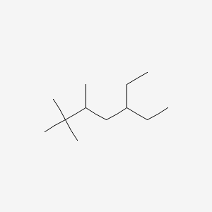 molecular formula C12H26 B14536430 5-Ethyl-2,2,3-trimethylheptane CAS No. 62199-06-8