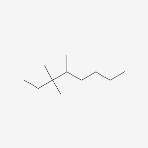 molecular formula C11H24 B14536437 3,3,4-Trimethyloctane CAS No. 62016-40-4