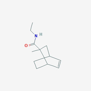 molecular formula C12H19NO B14536442 N-Ethyl-2-methylbicyclo[2.2.2]oct-5-ene-2-carboxamide CAS No. 62280-93-7