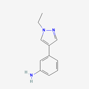 3-(1-Ethyl-1H-pyrazol-4-YL)aniline