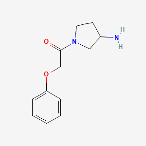 1-(3-Aminopyrrolidin-1-yl)-2-phenoxyethan-1-one