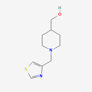 (1-(Thiazol-4-ylmethyl)piperidin-4-yl)methanol