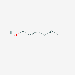 molecular formula C8H14O B14536528 2,4-Dimethylhexa-2,4-dien-1-ol CAS No. 62332-66-5