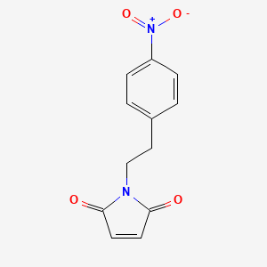 molecular formula C12H10N2O4 B1453653 1-[2-(4-nitrophenyl)ethyl]-2,5-dihydro-1H-pyrrole-2,5-dione CAS No. 1292476-04-0