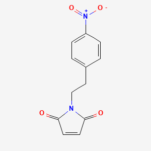 1-[2-(4-nitrophenyl)ethyl]-2,5-dihydro-1H-pyrrole-2,5-dione