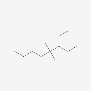 molecular formula C12H26 B14536534 3-Ethyl-4,4-dimethyloctane CAS No. 62183-69-1
