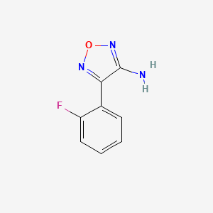 4-(2-Fluorophenyl)-1,2,5-oxadiazol-3-amine