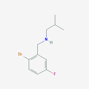 (2-Bromo-5-fluorobenzyl)-isobutylamine