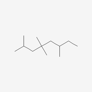 molecular formula C12H26 B14536635 2,4,4,6-Tetramethyloctane CAS No. 62199-35-3