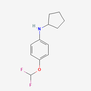N-cyclopentyl-4-(difluoromethoxy)aniline
