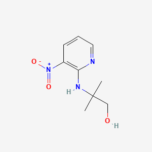 2-Methyl-2-((3-nitropyridin-2-yl)amino)propan-1-ol