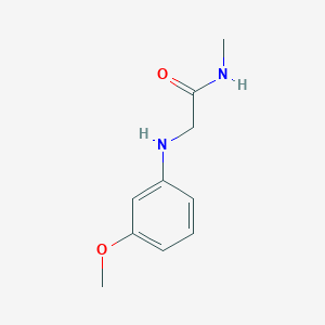 2-[(3-methoxyphenyl)amino]-N-methylacetamide