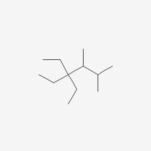 molecular formula C12H26 B14536742 4,4-Diethyl-2,3-dimethylhexane CAS No. 62184-91-2