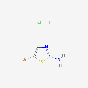 molecular formula C3H4BrClN2S B145368 5-Bromothiazol-2-amine hydrochloride CAS No. 133692-18-9