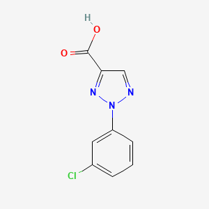 2-(3-chlorophenyl)-2H-1,2,3-triazole-4-carboxylic acid
