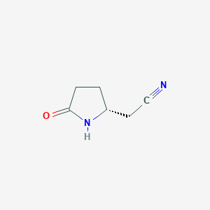 (R)-(5-Oxo-pyrrolidin-2-yl)-acetonitrile