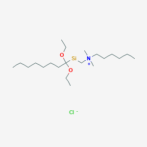 molecular formula C21H46ClNO2Si B14537092 CID 78065539 