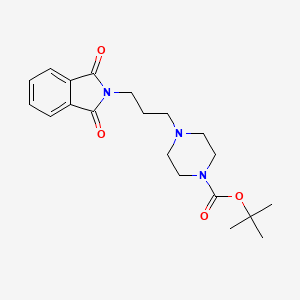 4-[3-(1,3-Dioxo-1,3-dihydro-isoindol-2-yl)-propyl]-piperazine-1-carboxylic acid tert-butyl ester