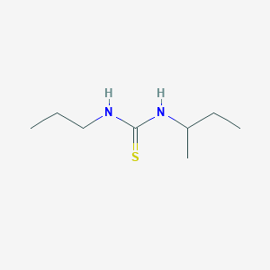 molecular formula C8H18N2S B14537127 N-Butan-2-yl-N'-propylthiourea CAS No. 62351-13-7
