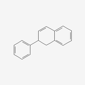 molecular formula C16H14 B14537153 2-Phenyl-1,2-dihydronaphthalene CAS No. 62019-39-0