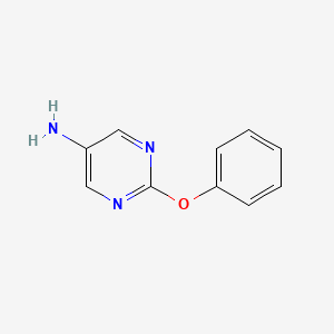 molecular formula C10H9N3O B1453725 2-Phenoxypyrimidin-5-amine CAS No. 1249640-57-0