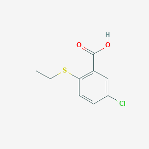 molecular formula C9H9ClO2S B1453727 5-Chloro-2-(ethylsulfanyl)benzoic acid CAS No. 1249627-95-9