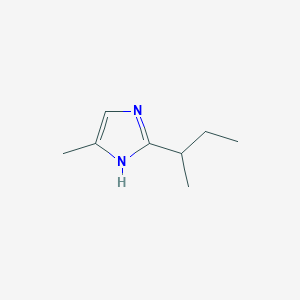 molecular formula C8H14N2 B14537294 2-(Butan-2-yl)-5-methyl-1H-imidazole CAS No. 61893-07-0