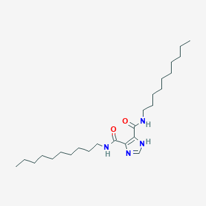 molecular formula C25H46N4O2 B14537358 N~4~,N~5~-Didecyl-1H-imidazole-4,5-dicarboxamide CAS No. 62255-03-2