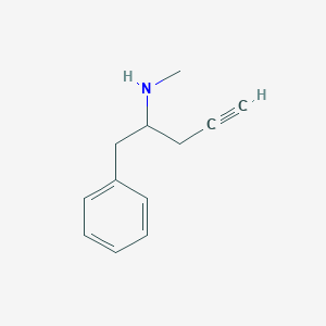 Methyl(1-phenylpent-4-yn-2-yl)amine