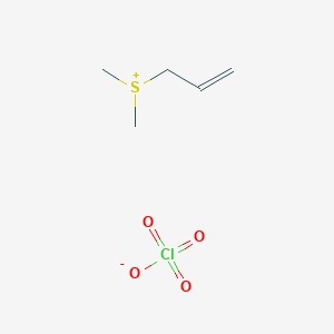 molecular formula C5H11ClO4S B14537380 Dimethyl(prop-2-en-1-yl)sulfanium perchlorate CAS No. 62161-91-5