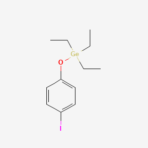 molecular formula C12H19GeIO B14537398 Triethyl(4-iodophenoxy)germane CAS No. 62299-65-4