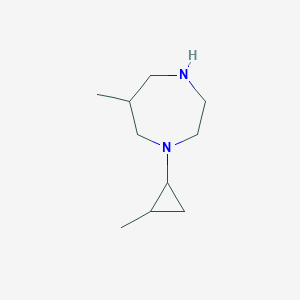 6-Methyl-1-(2-methylcyclopropyl)-1,4-diazepane