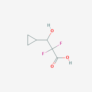 3-Cyclopropyl-2,2-difluoro-3-hydroxypropanoic acid