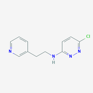 6-chloro-N-(2-(pyridin-3-yl)ethyl)pyridazin-3-amine