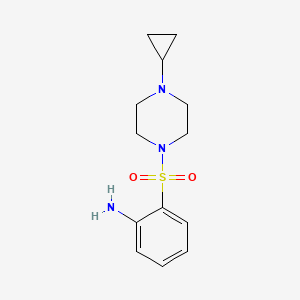2-(4-Cyclopropylpiperazine-1-sulfonyl)aniline