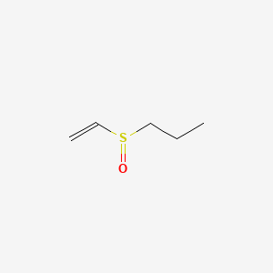 molecular formula C5H10OS B14537474 Propane, 1-(ethenylsulfinyl)- CAS No. 61926-31-6