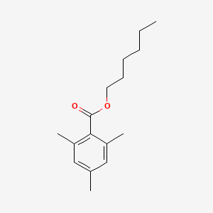 molecular formula C16H24O2 B14537478 Hexyl 2,4,6-trimethylbenzoate CAS No. 62047-60-3