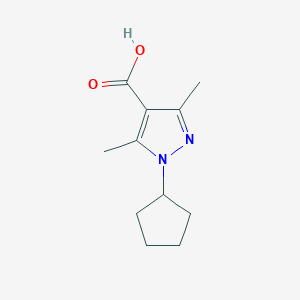 1-cyclopentyl-3,5-dimethyl-1H-pyrazole-4-carboxylic acid